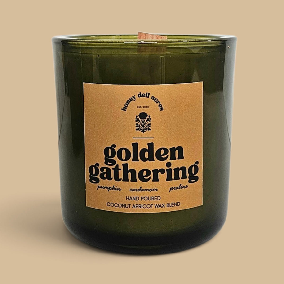 Golden Gathering Candle